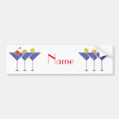3 Martini Cocktails Thunder_Cove Autoaufkleber (Vorne)