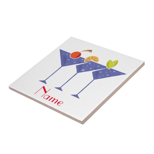 3 Martini Cocktails Thunder_Cove Fliese (Seite)