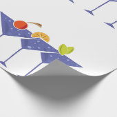 3 Martini Cocktails Thunder_Cove Geschenkpapier (Ecke)