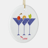3 Martini Cocktails Thunder_Cove Keramik Ornament (Rechts)