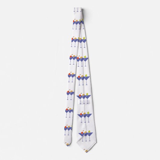 3 Martini Cocktails Thunder_Cove Krawatte (Rückseite)