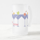 3 Martini Cocktails Thunder_Cove Mattglas Bierglas (VorderseiteRechts)