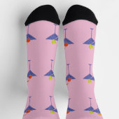 3 Martini Cocktails Thunder_Cove Socken (Oben)