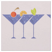 3 Martini Cocktails Thunder_Cove Stoff (Nahaufnahme)