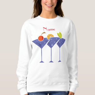 3 Martini Cocktails Thunder_Cove Sweatshirt