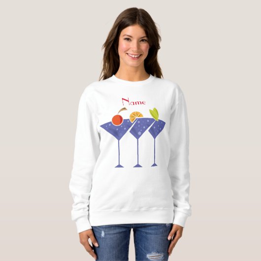 3 Martini Cocktails Thunder_Cove Sweatshirt (Vorne ganz)