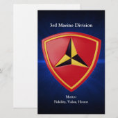 3. März Div. Briefpapier (Vorne/Hinten)