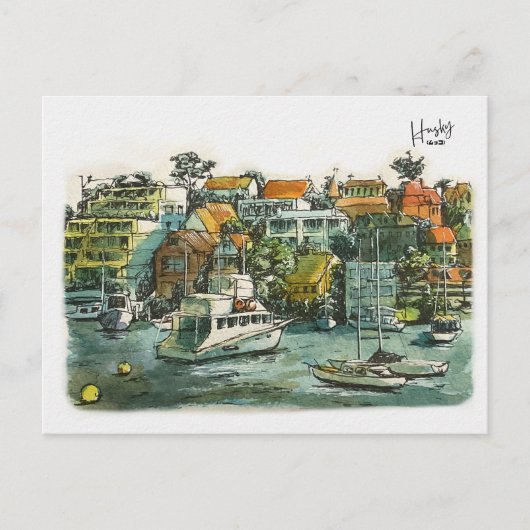 3 : McMahon-Punkt Postkarte (Vorderseite)