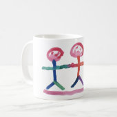 3 Menschliches Wesen Kaffeetasse (Vorderseite Links)