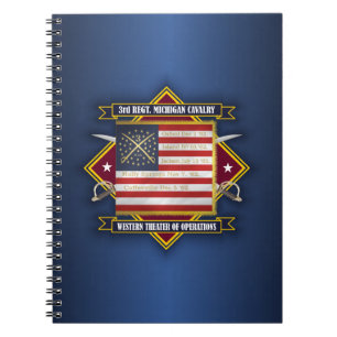 3. Michigan-Kavallerie Notizblock