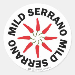 3" Mild Serrano Stickers