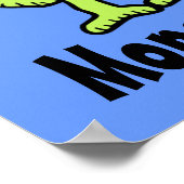 3 Mit Augen Mongo Monster Doster Poster (Ecke)