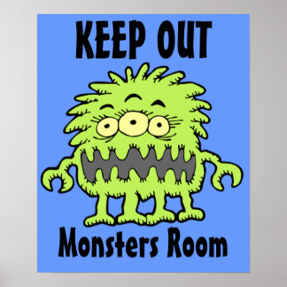 3 Mit Augen Mongo Monster Doster Poster