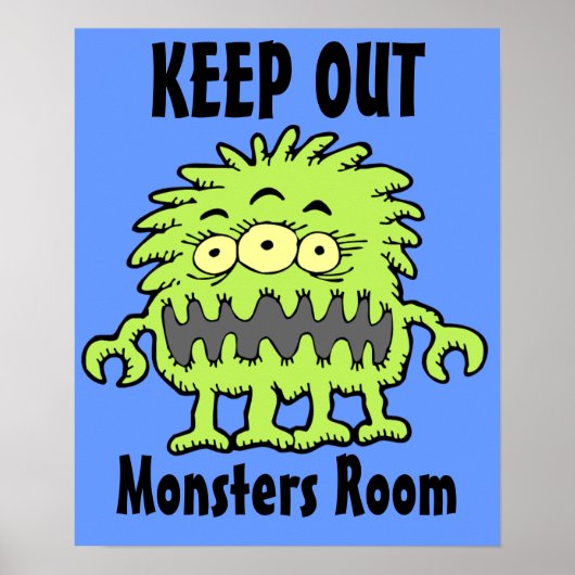 3 Mit Augen Mongo Monster Doster Poster (Vorne)