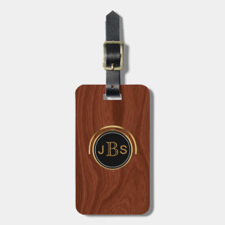 3 mit Monogramm Führungskraft-Upscale Luxus der Gepäckanhänger
