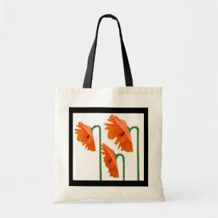 3 Mohnblumen Tragetasche