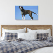 3 Monate alter Boxer Welpe Leinwanddruck (Insitu (Schlafzimmer))