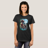 3 Moon Armadillo Anteater Animal T-Shirt (Vorne ganz)