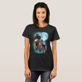 3 Moon Armadillo  Anteater Animal T-Shirt (Vorne ganz)
