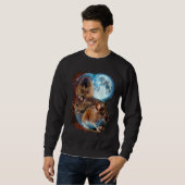 3 Moon Mouse  Murine Rodent Rat Animal Sweatshirt (Vorne ganz)