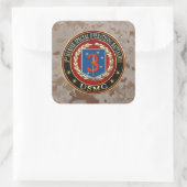 3. MSOB [3D] QUADRATISCHER AUFKLEBER (Tasche)