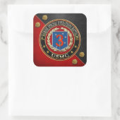 3. MSOB [3D] QUADRATISCHER AUFKLEBER (Tasche)