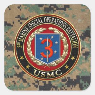 3. MSOB [3D] QUADRATISCHER AUFKLEBER