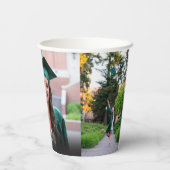 3 Multi-Foto-Abschluss oder Event-Party Pappbecher (Rückseite)