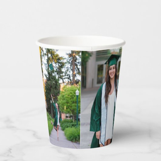 3 Multi-Foto-Abschluss oder Event-Party Pappbecher (Rechts)