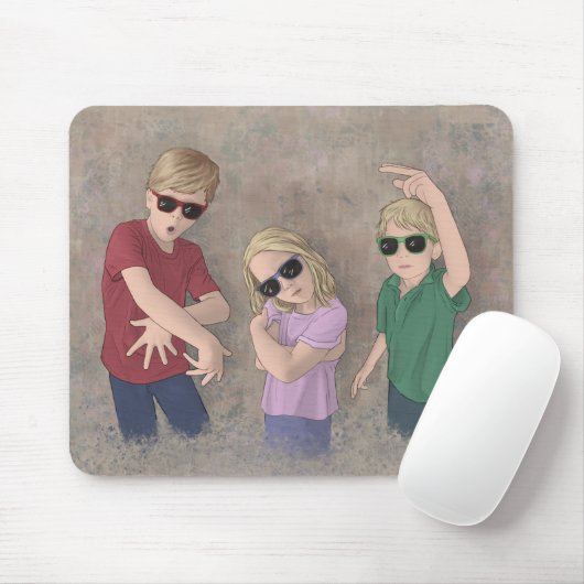 3 Munchkins Mousepad (Mit Mouse)