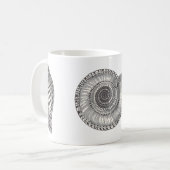3 MUSCHELN KAFFEETASSE (Vorderseite Links)