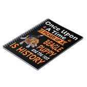 3 nach dem anderen Beagle Welpe Notizblock (Linke Seite)