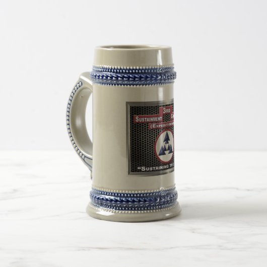 3. Nachhaltigkeitsbefehl (Expeditionary) Bierglas (Vorderseite Links)