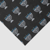 3. Nacht des Hanukkah Glitzer Tissue Paper Seidenpapier (Ausschnitt)