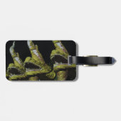 3 Nagas in der Nacht Gepäckanhänger (Rückseite horizontal)