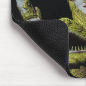 3 Nagas in der Nacht Mousepad (Ecke)