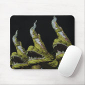 3 Nagas in der Nacht Mousepad (Mit Mouse)