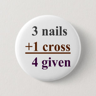 3 Nägel + 1 Kreuz = 4 gegeben Button