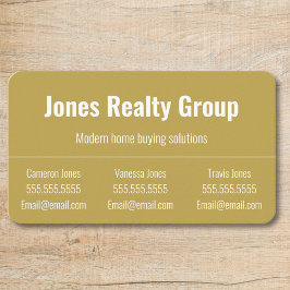 3 Namen QR-Code-Logo | Minimalistische Visitenkart Visitenkarte