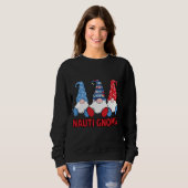 3 Nautic Sailing Nauti Gnomes Anchors Sailing Fl Sweatshirt (Vorne ganz)