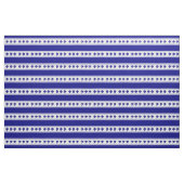 3 Navy Blau und Weiß Küste Muster Angelfish Stoff (Yard (91,4 cm))