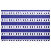 3 Navy Blau und Weiß Küste Muster Angelfish Stoff (Fat Quarter (45,7 x 55,9 cm))