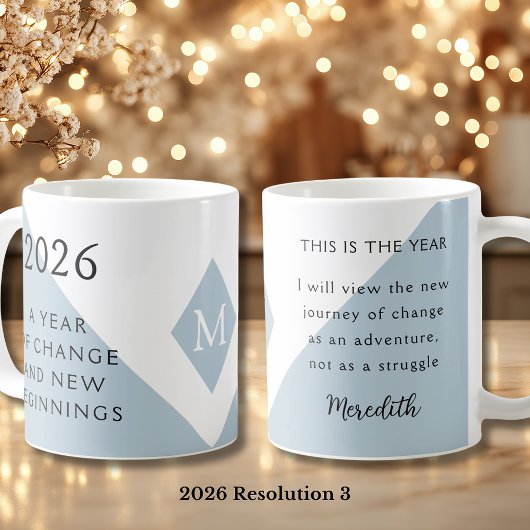3. New Year Resolution for 2026 Year of Change  Kaffeetasse
