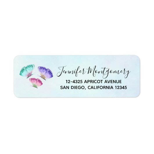 3 Niedliche Pastelfarben Wasserfarbenfrohe Schmett (Vorne)