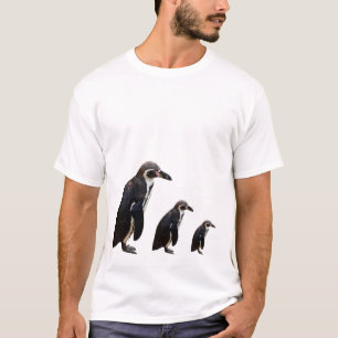 3 niedliches Schwarzweiss-Humboldt Penguin-T-Shirt T-Shirt