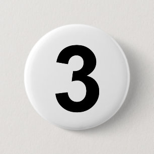 3 - Nummer drei Button