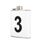 3 - Nummer drei Flachmann (Links)