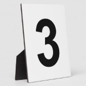 3 - Nummer drei Fotoplatte (Seite)