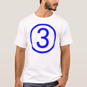 3, Nummer drei T-Shirt