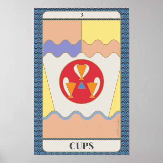 3 of Cups Poster (Vorne)